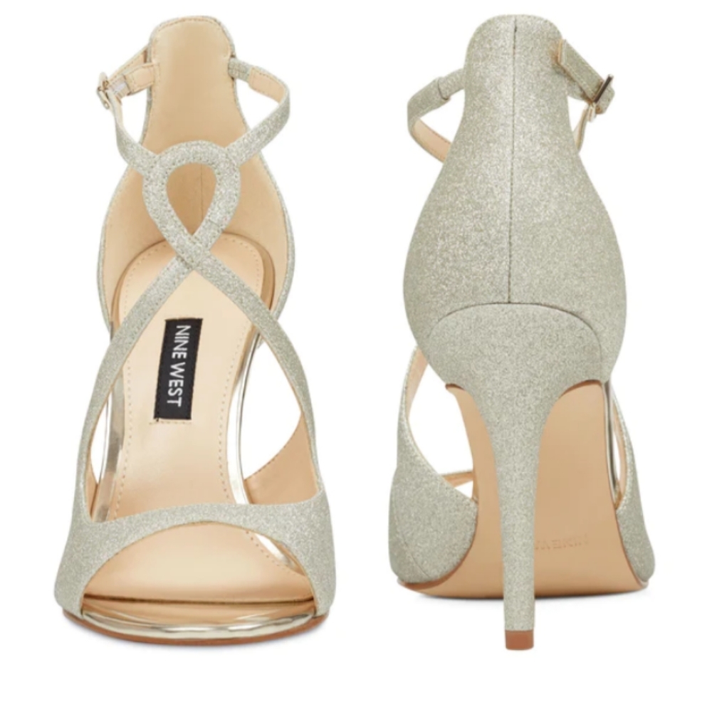 Nine West Giaa evening sandal heel 8 1/2